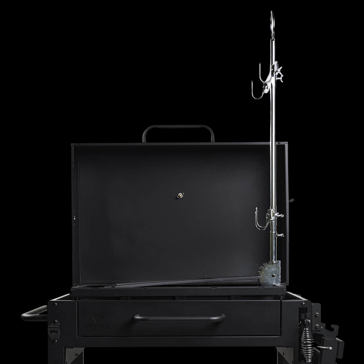 Asador Vertical para parrilla Siete fuegos