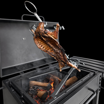 Asador Vertical para parrilla Siete fuegos