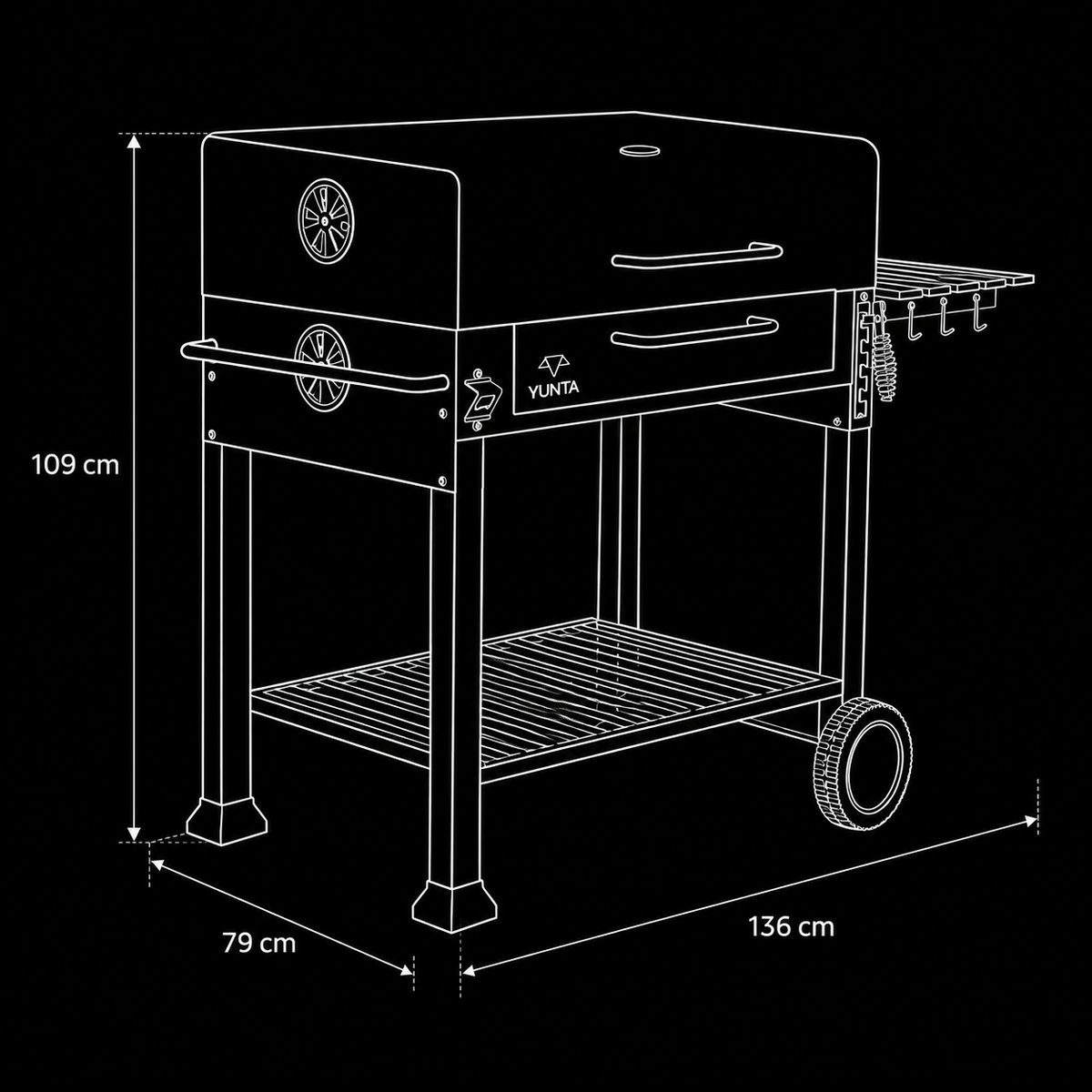 Parrilla Modular Siete fuegos